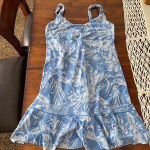 Tennis Dress Blue Ruffle
